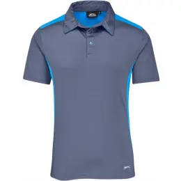 Mens Glendower Golf Shirt Aqua Front